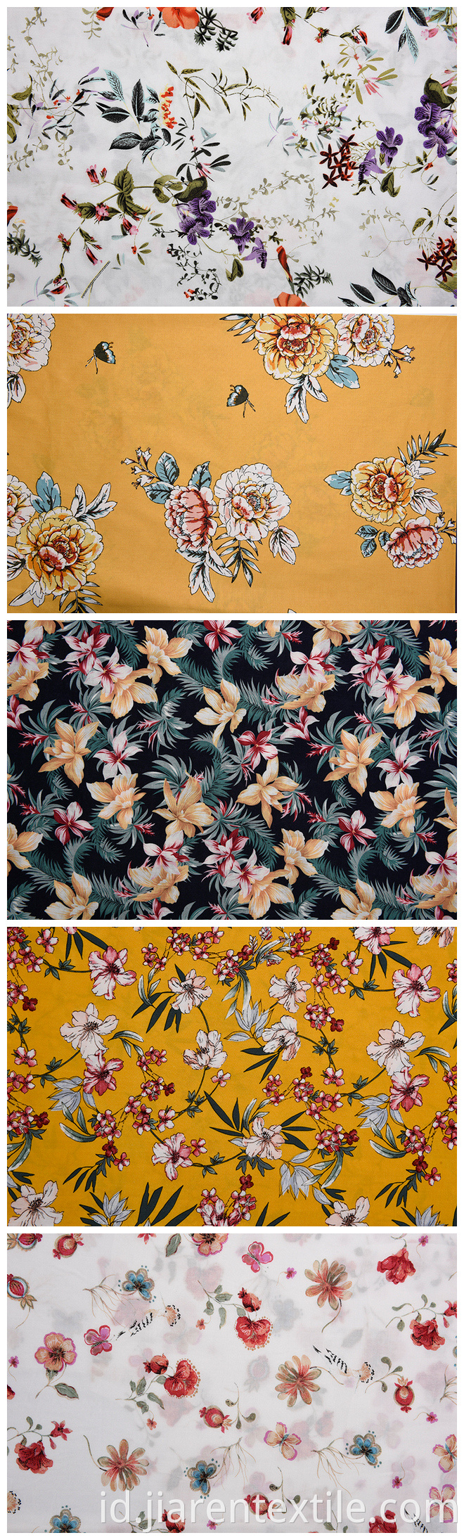 Small Flowers Printed Fabrics